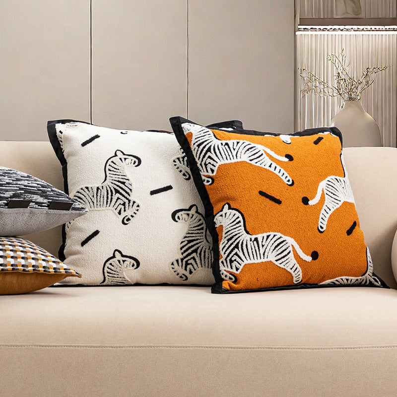 Fleefilo Fleefilo 2PCS Set Modern Zebra Cushion Cover