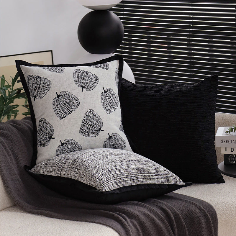 Fleefilo Fleefilo 3PCS Set Nordic Black Cushion Cover