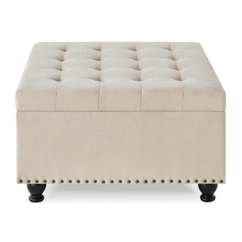 Fleefilo Large square storage ottoman