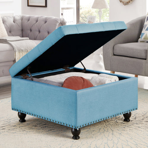 Fleefilo Large square storage ottoman