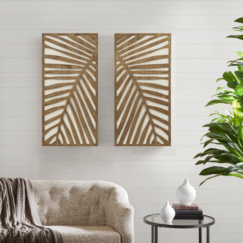 Home Decor 2-piece Wood Panel Wall Decor Set