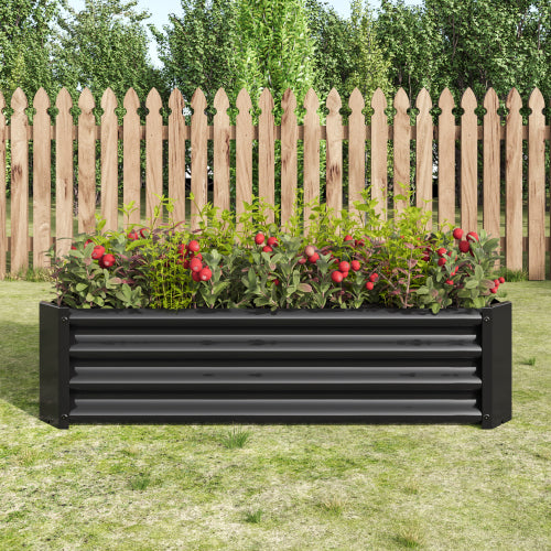 Home Decor Raised Garden Bed Kit - Metal Raised Bed Garden