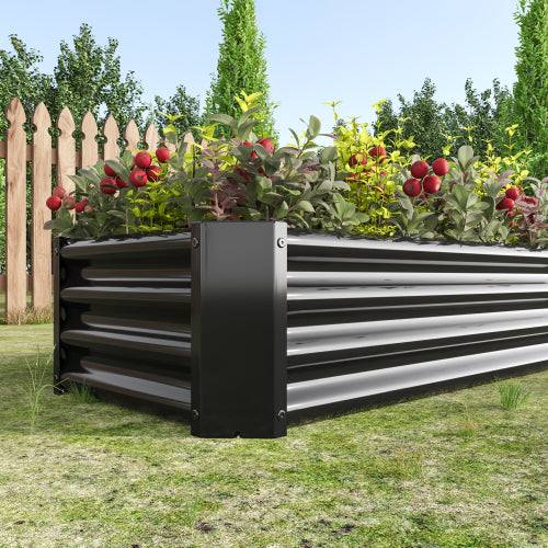 Home Decor Raised Garden Bed Kit - Metal Raised Bed Garden