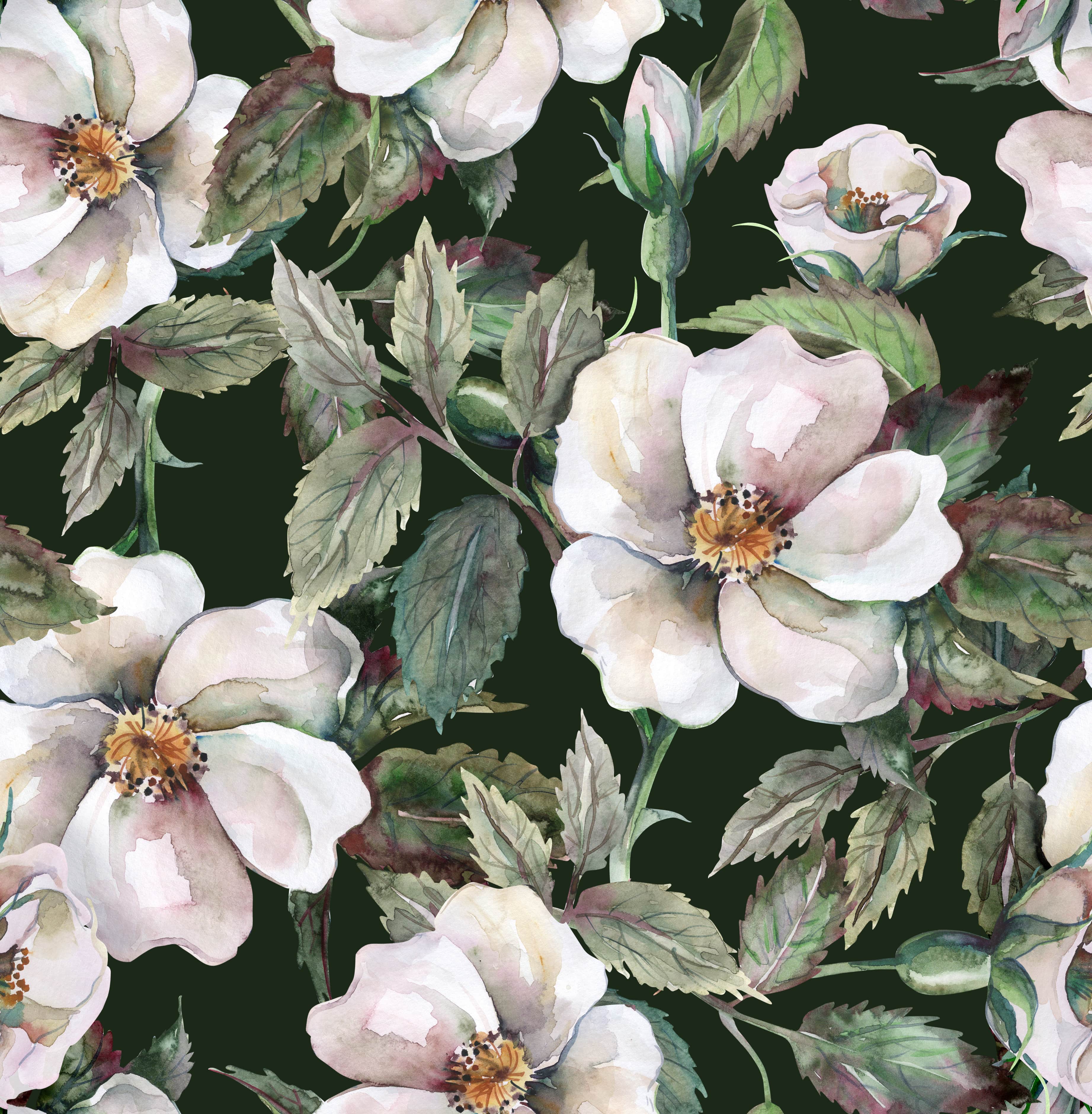 Fleefilo Floral Mural Wallpaper