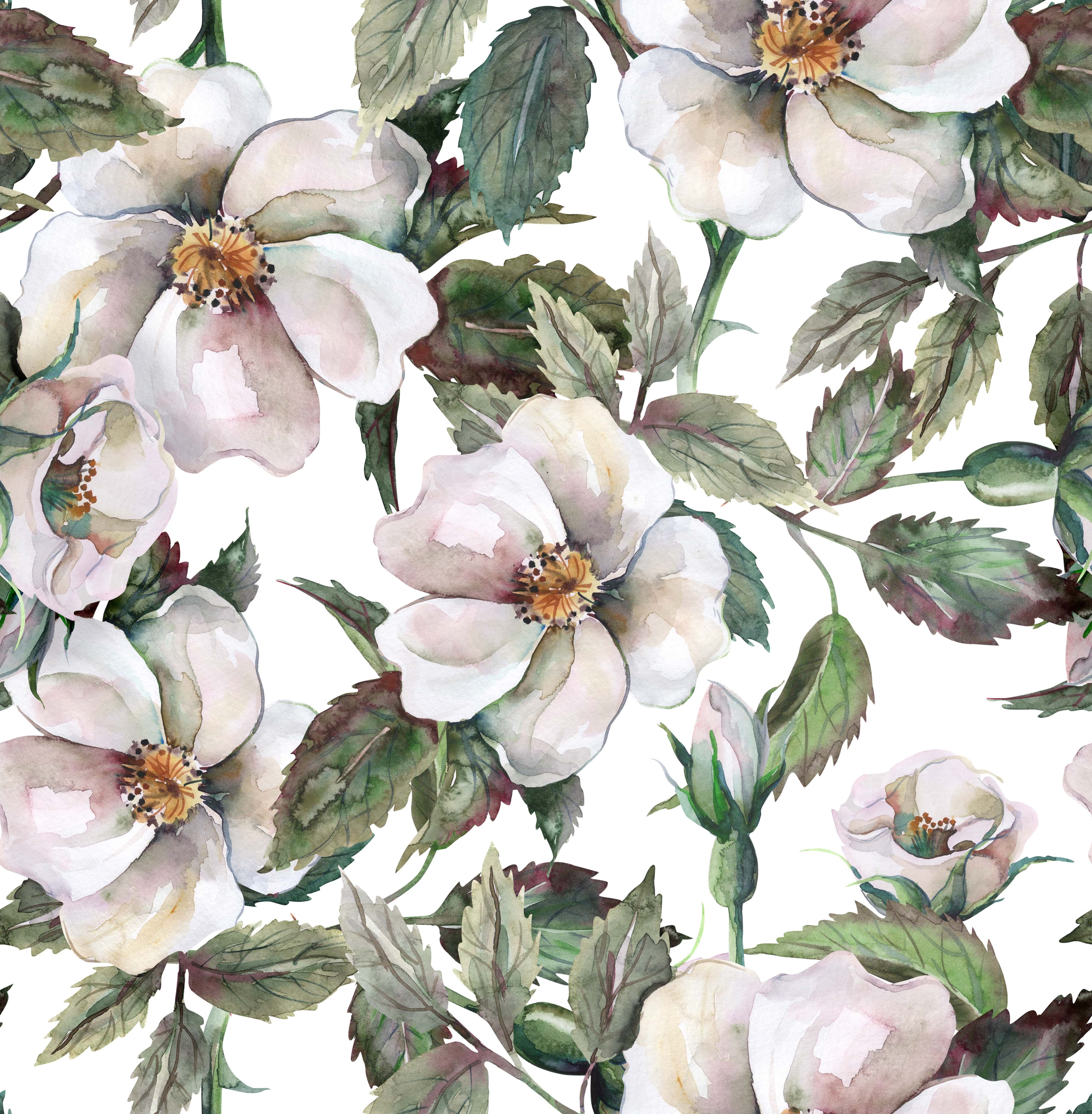 Fleefilo Floral Mural Wallpaper